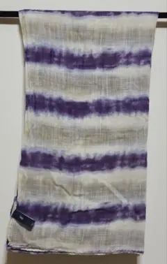 【値下げセール】GAP【LA店で購入】絞り染め 大判ストール 紫/白
