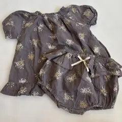 バースデー テータテート 花柄セットアップ 80cm