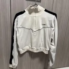 MOUSSY ハイネック クロップドスウェット