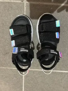 NUOVO ブラックサンダル 19センチ