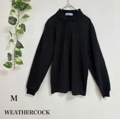 ウェザーコック ポロシャツ M ブラック ユニセックス 1746