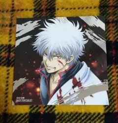 銀魂☆吉原大炎上　アニメイト特典 箔押しスクエアカード　銀時