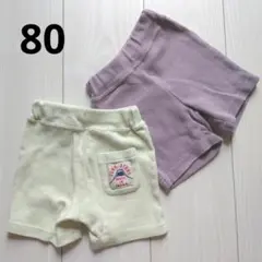 JUNKSTORE　短パン　２枚セット　80サイズ