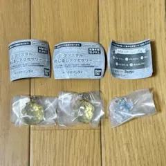 サンリオキャラクターズ　クリスタルめじるしアクセサリー　3個