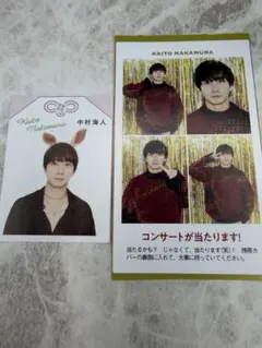 Travis Japan 中村海人　推しの証明写真　開運！推しお守り　切り抜き