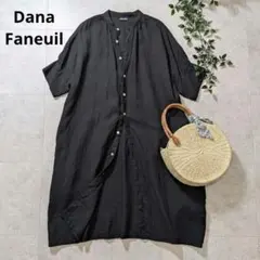 Dana Faneuil リネン100% ワイド シャツ ワンピース　ゆったりのサムネイル