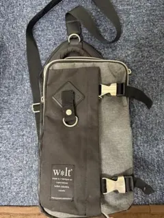 W*lt スリングバッグ グレー・ブラック