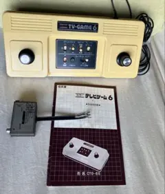 カラーテレビゲーム6 任天堂　取扱説明書・スイッチ付　動作未確認