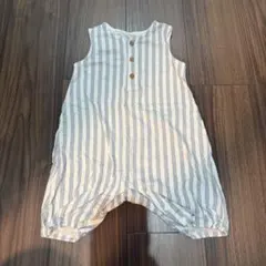 UNIQLO ユニクロ　ストライプロンパース 80サイズ