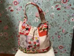 着物リメイクグラニーバッグ