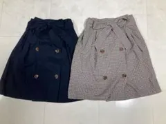 OLIVE DES OLIVE 膝丈スカート　セット　オリーブデオリーブ　おそろ