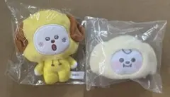 BT21 チミー　ふわふわマスコット　ぬいぐるみクリップ　ガチャガチャ　セット