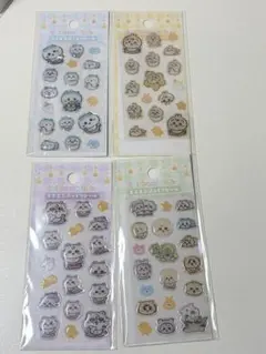 【正規品】ちいかわbabyミニミニぷっくりシール①【4種セット】