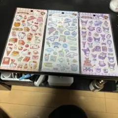 値下げ国内正規品キャンディーステッカー☆ハローキティシナモロールクロミ３枚セット