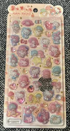 サンリオ うるちゅるポップシール　キキララ&キティ&マイメロ