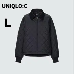 未使用級 UNIQLO:C パフテックブルゾン【L】キルティング アウター 中綿
