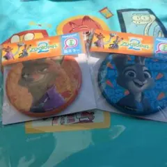 【ズートピア2 Happyくじ】I賞 ニック ジュディ 缶ミラー