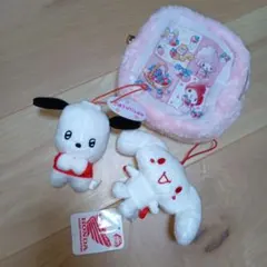 サンリオ ぬいぐるみ　ポーチ　マイメロディ
