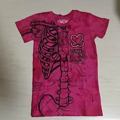 《美品》ガイコツTシャツ 8〜9