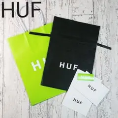 新品☆HUF ラッピングバッグ ショッパー ５点セット ブラック