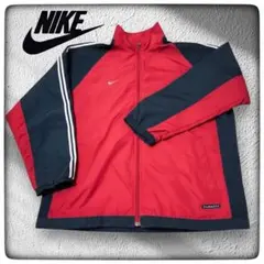 00s NIKE ナイキ ナイロンジャケット L チーム レッド y2k古着