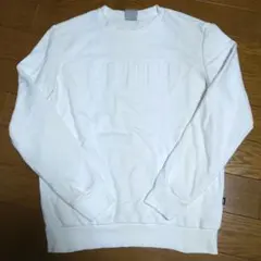 PUMA 裏パイル スウェット トレーナー メンズ M ホワイト