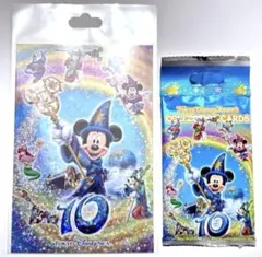 未使用　ディズニー　TDS 10周年　ミッキー　ポストカード　コレクションカード