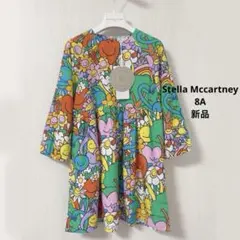 【新品】Stella Mccartney 2025 地球柄　ワンピース 8Aのサムネイル