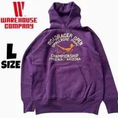 ウエアハウス マツヤ別注　ロードランナースウェットパーカー　パープル　Lサイズ