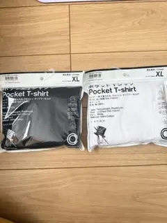 ポケットTシャツ XLサイズ 2色セット