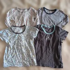 120 肌着　綿100%　半袖　長袖　４枚セット