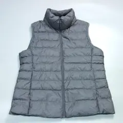 う*ー様 8770美品 ユニクロ ウルトラライトダウンベスト レディース L グ