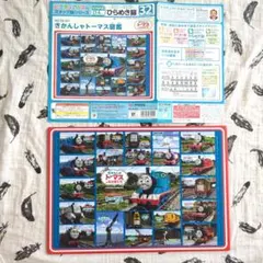 トーマス　ピクチュアパズル　ひらめき脳　32ピース　きかんしゃトーマス図鑑