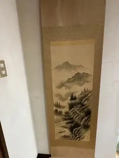 益田玉城 筆　狩猟図 掛軸　肉筆日本画　田園風景図　犬図　古美術 益田玉城 筆 狩猟図 掛軸 肉筆日本画 田園風景図 犬図 古美術 - メルカリ