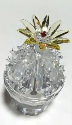 ❮新品/貴重な廃盤品/匿名送❯ SWAROVSKI スワロフスキー サボテン開花