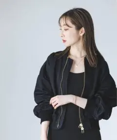 美品】2024✨️完売品 ノーブル ヴィンテージ ナイロン コンパクト MA1 