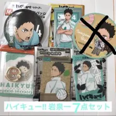 【新品未使用】ハイキュー!! 岩泉一 ７点セット