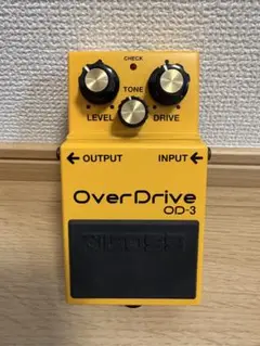 BOSS OverDrive OD-3 ギターエフェクター　美品 Amazon | BOSS OverDrive OD-3 黄色 | ディストーション