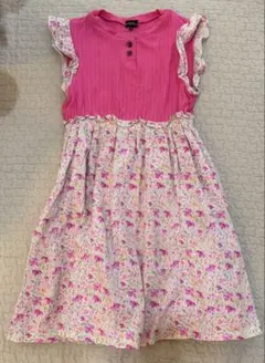 【グリーンレーベルリラクシング】花柄ワンピースのサムネイル