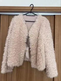 新品同様】AZUL by moussy ラビットファー ジャケット - メルカリ
