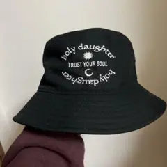 holy daughter バケットハット　バケハ　黒　ブラック