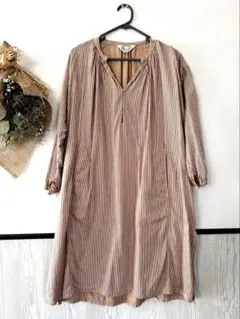 45RPm ストライプ ワンピース　チェニック