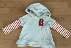 DOUBLE.B フード付きパーカー スゥエット90サイズ