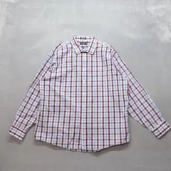 CHAPS RALPH LAUREN A0849 長袖シャツ 3XL 水色 茶