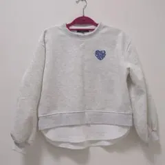 Candy's Blue グレー トレーナー 150裏起毛女の子★未使用