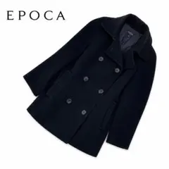 EPOCA エポカ アンゴラ ピーコート ブラック イタリア製 40のサムネイル