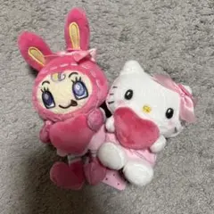 メゾピアノ×ハローキティ マスコット ベリエちゃん　キティ　ハート