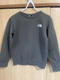 THE NORTH FACE キッズトレーナー　裏起毛140 オリーブ