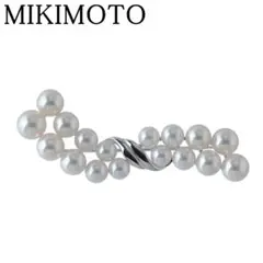【極上】ミキモト　K18 アコヤ　本真珠　パール　ブローチ　コサージュ 美品 MIKIMOTO アコヤ真珠 ブローチ コサージュ 本真珠 パール