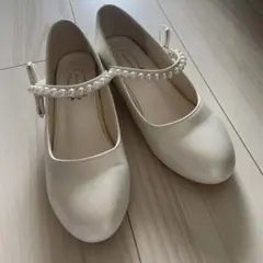 フォーマルシューズ　白　23cm